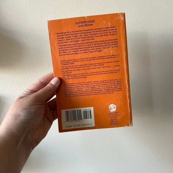 5 for $20 - vintage Judy Blume paperback book superfudge - Picture 2 of 2